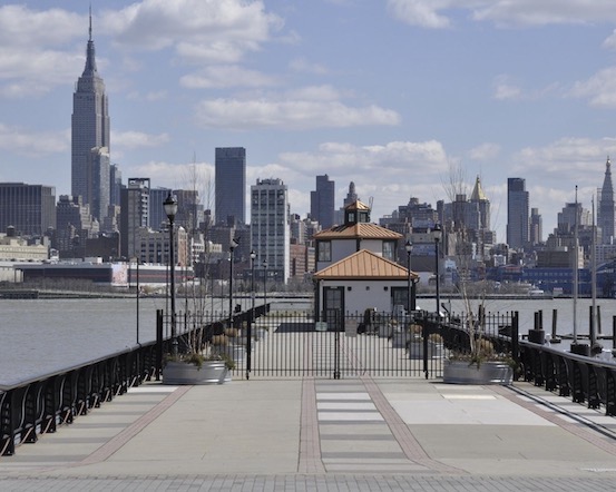 "Experience Weehawken, New Jersey: A charming town nestled along the Hudson River offering breathtaking views of the Manhattan skyline and a peaceful suburban atmosphere."